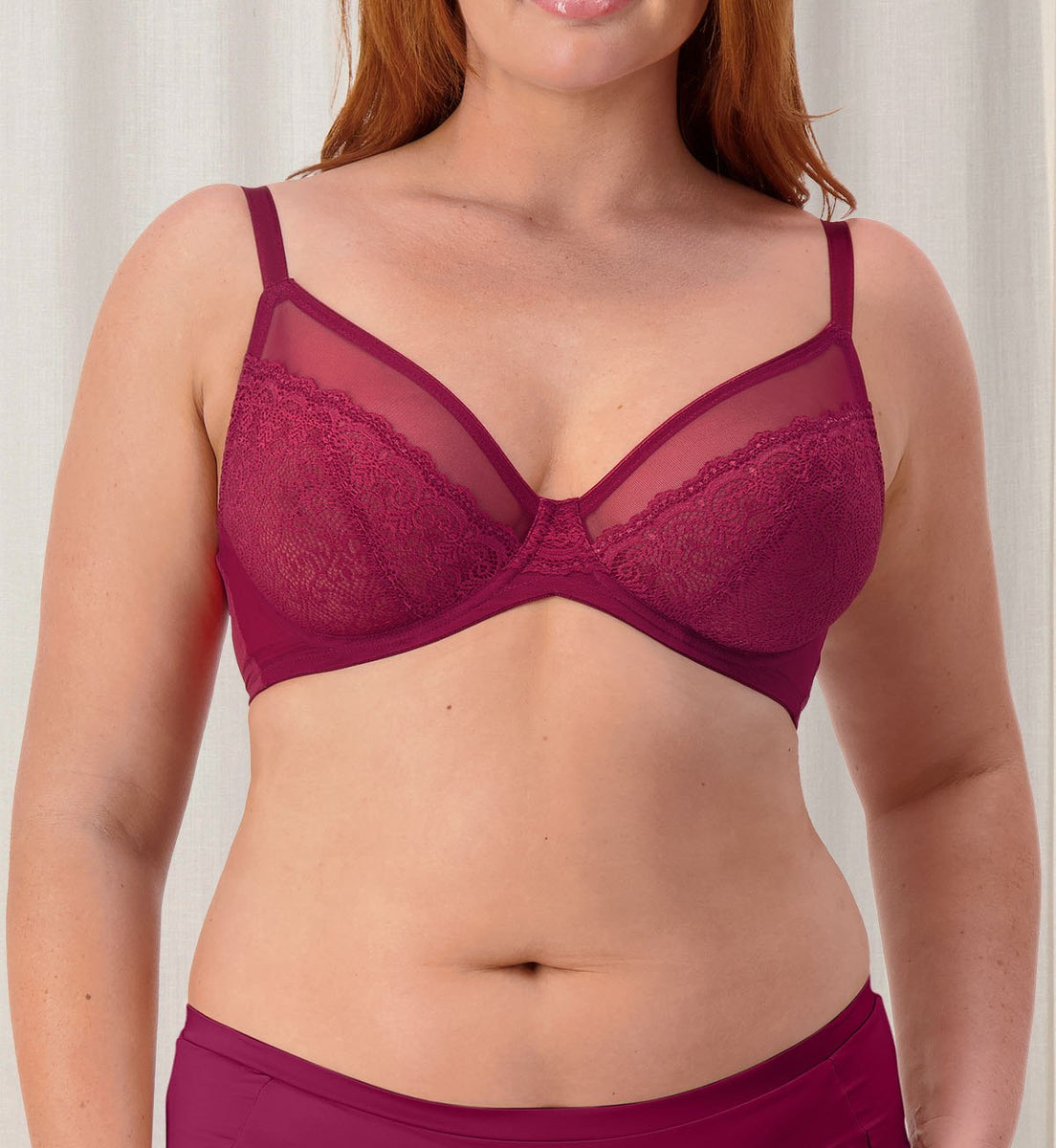 SHEER MINIMISER BRA