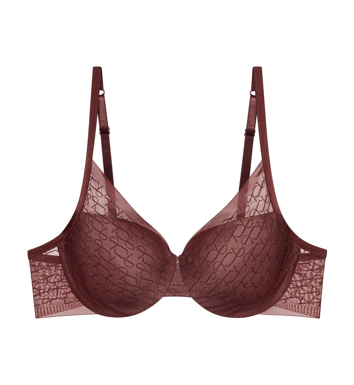 Signature Sheer Wired Padded Bra in Toasted Almond