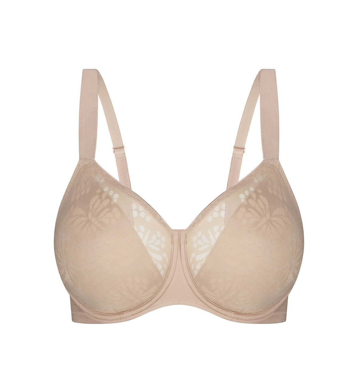 Buy Triumph Single Layered Wired Full Coverage Minimiser Bra - New Beige at  Rs.1699 online