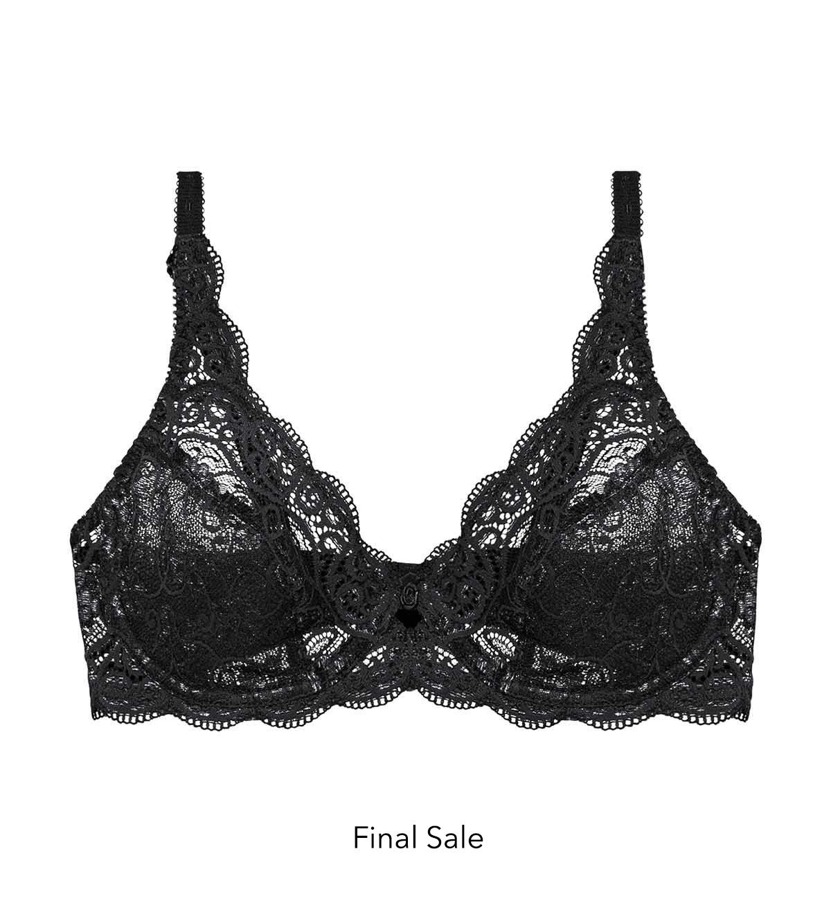 Amourette Charm Lace Wirefree Bra In black