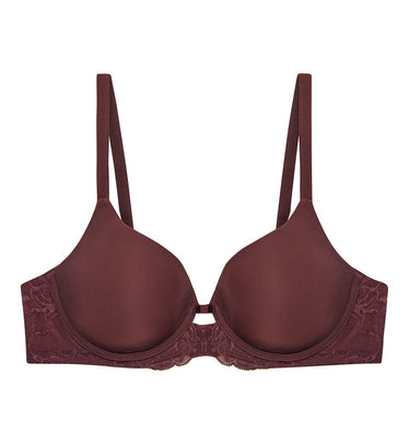 Buy Triumph Padded Wired Seamless Silhouette T-shirt Bra - Brown