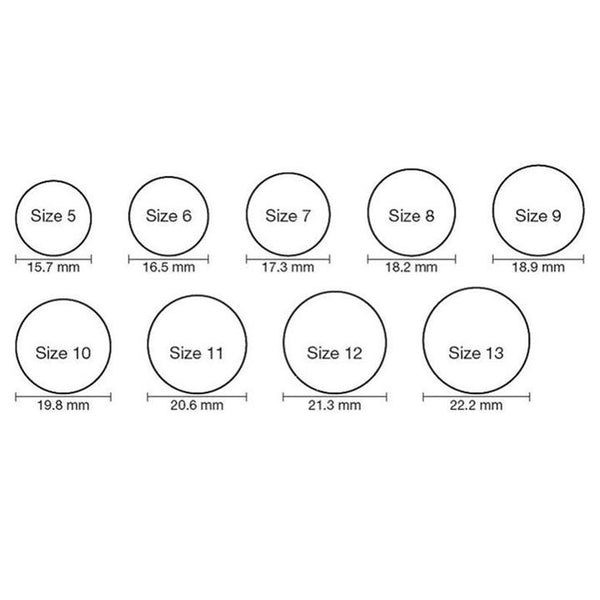 Rings Size Chart – Pori Jewelry