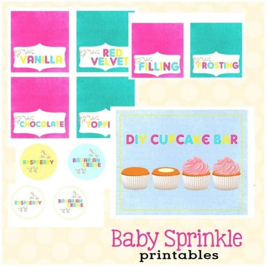 Baby Sprinkle Decorations, Sprinkle Party Pack, Baby Shower Party Kit  INSTANT DOWNLOAD Printable Editable PDF BB01 