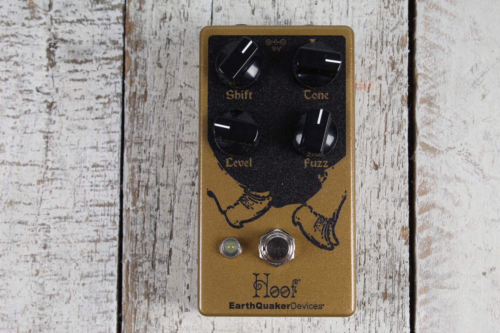 EarthQuaker Hoof V2 Germanium/Silicon Hybrid Fuzz Electric Guitar Effects  Pedal