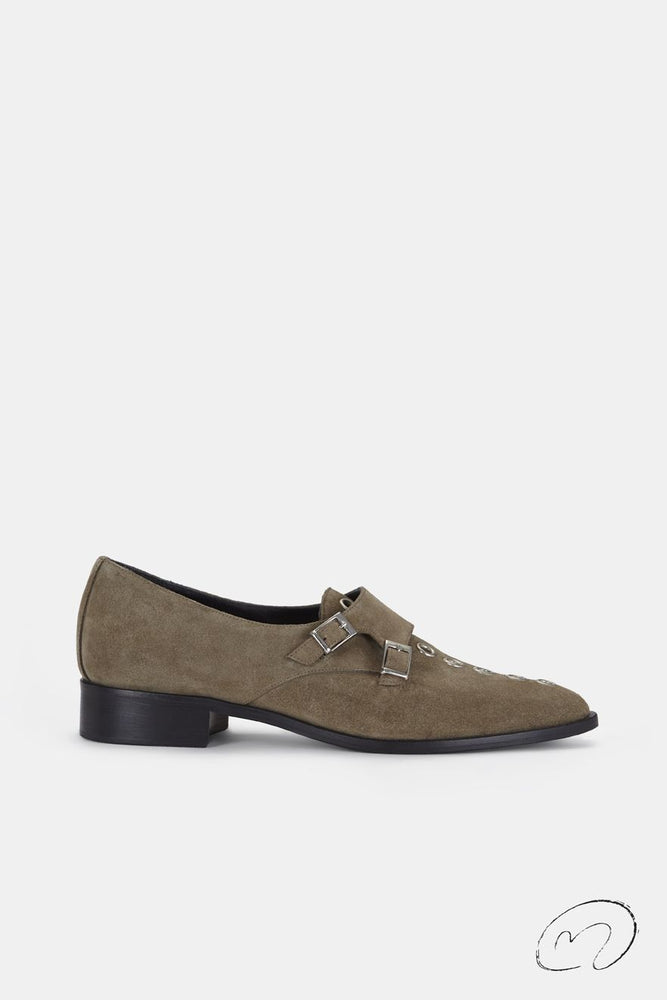 taupe oxford shoes