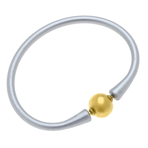 Bali 24K Gold Plated Ball Bracelet - Silver - Tootsie Lou’s Boutique
