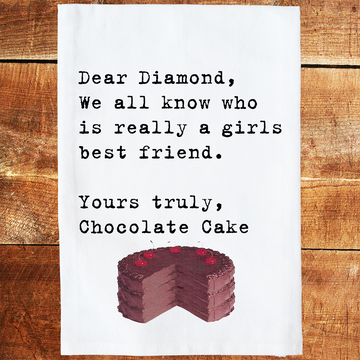 Dear Diamond Tea Towel