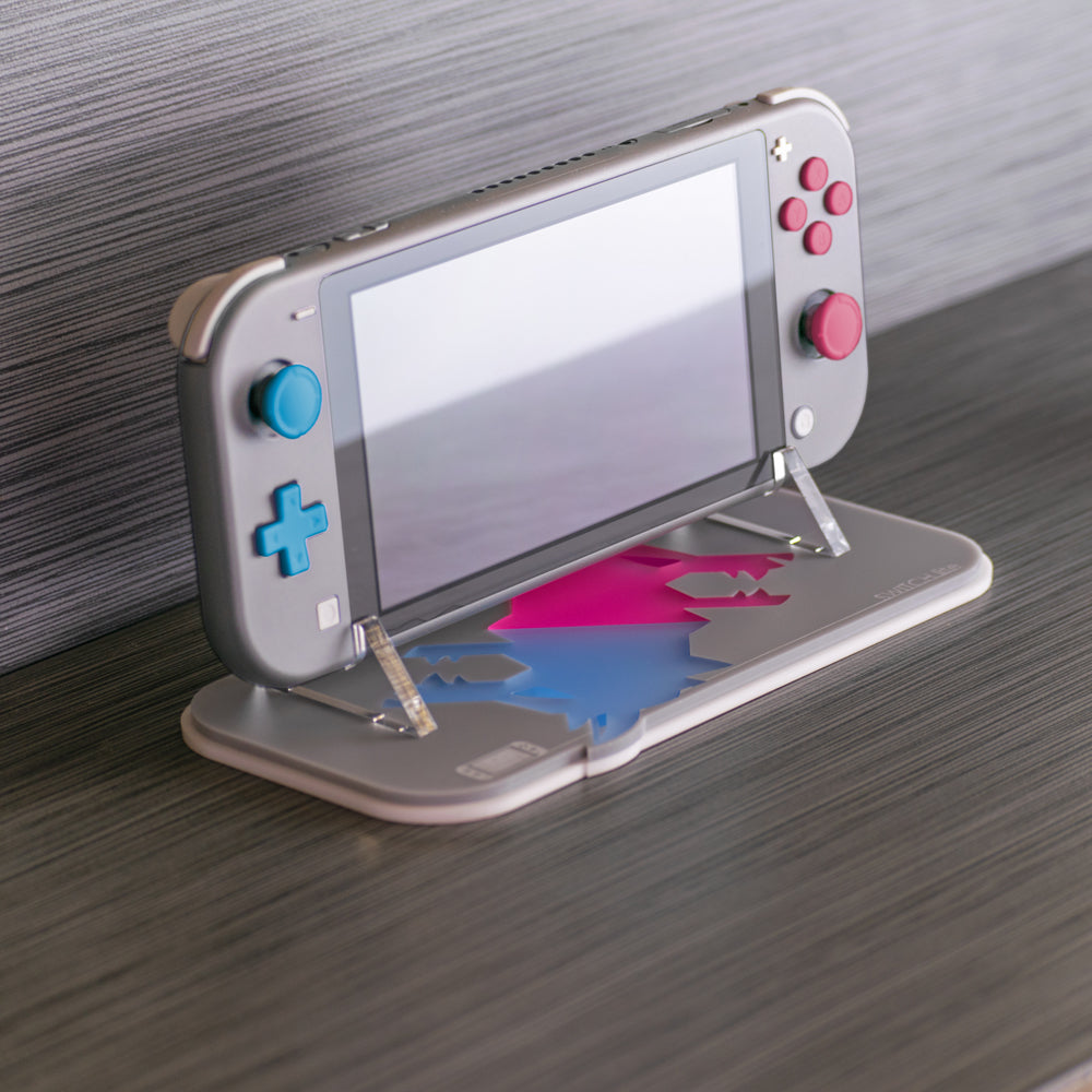 Pokemon Zacian And Zamazenta Edition Switch Lite Display Stand Holde Rose Colored Gaming