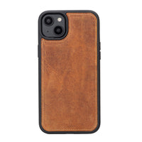 Magic Magnetic Detachable Leather Wallet Case with RFID for iPhone 14 Plus (6.7") - TAN