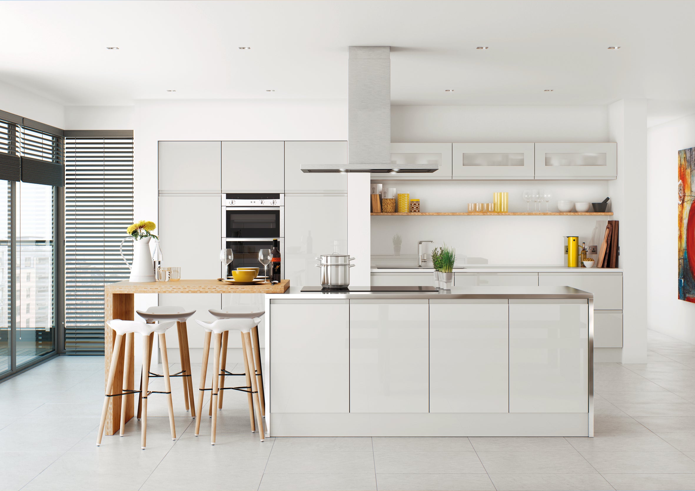 Lucente Grey Gloss Buy Kitchen Doors