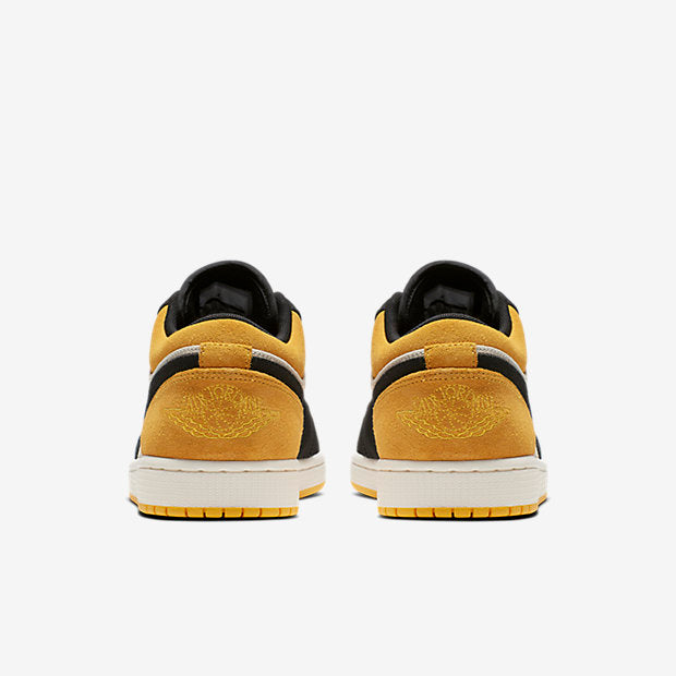 nike air jordan 1 low sail university gold black