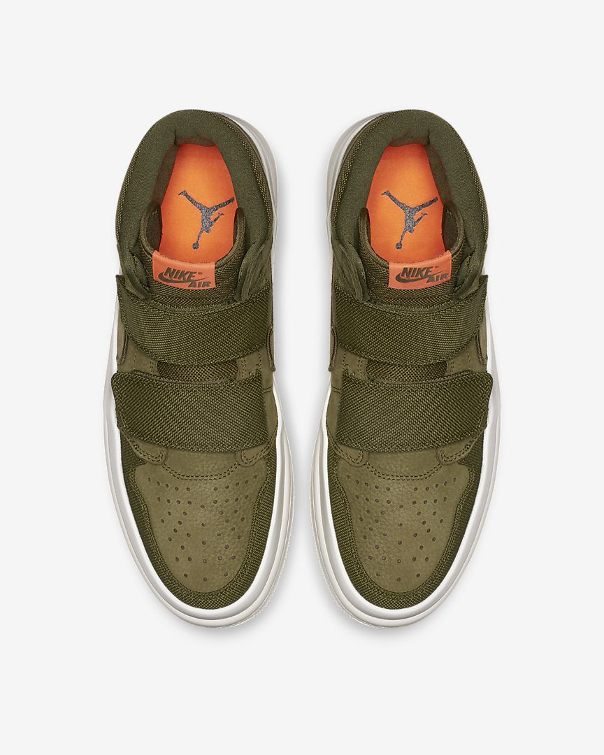 jordan 1 retro high double strap olive canvas