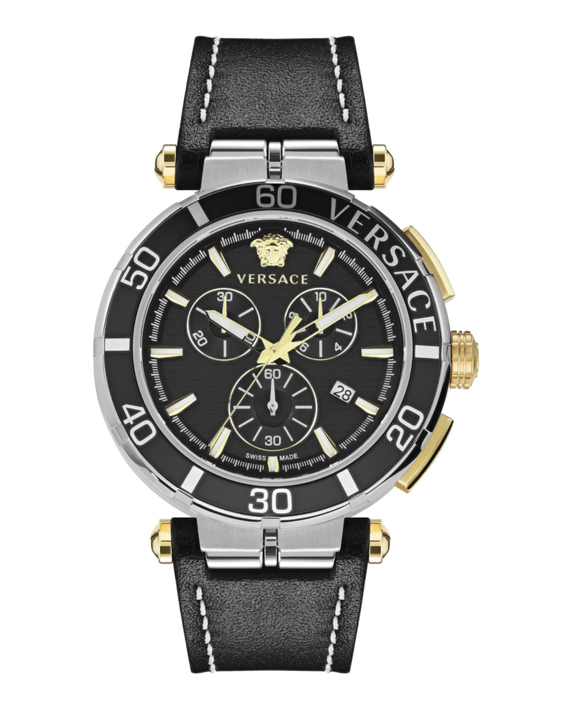 Versace Mens Greca Action Chrono Watches | MadaLuxe Time