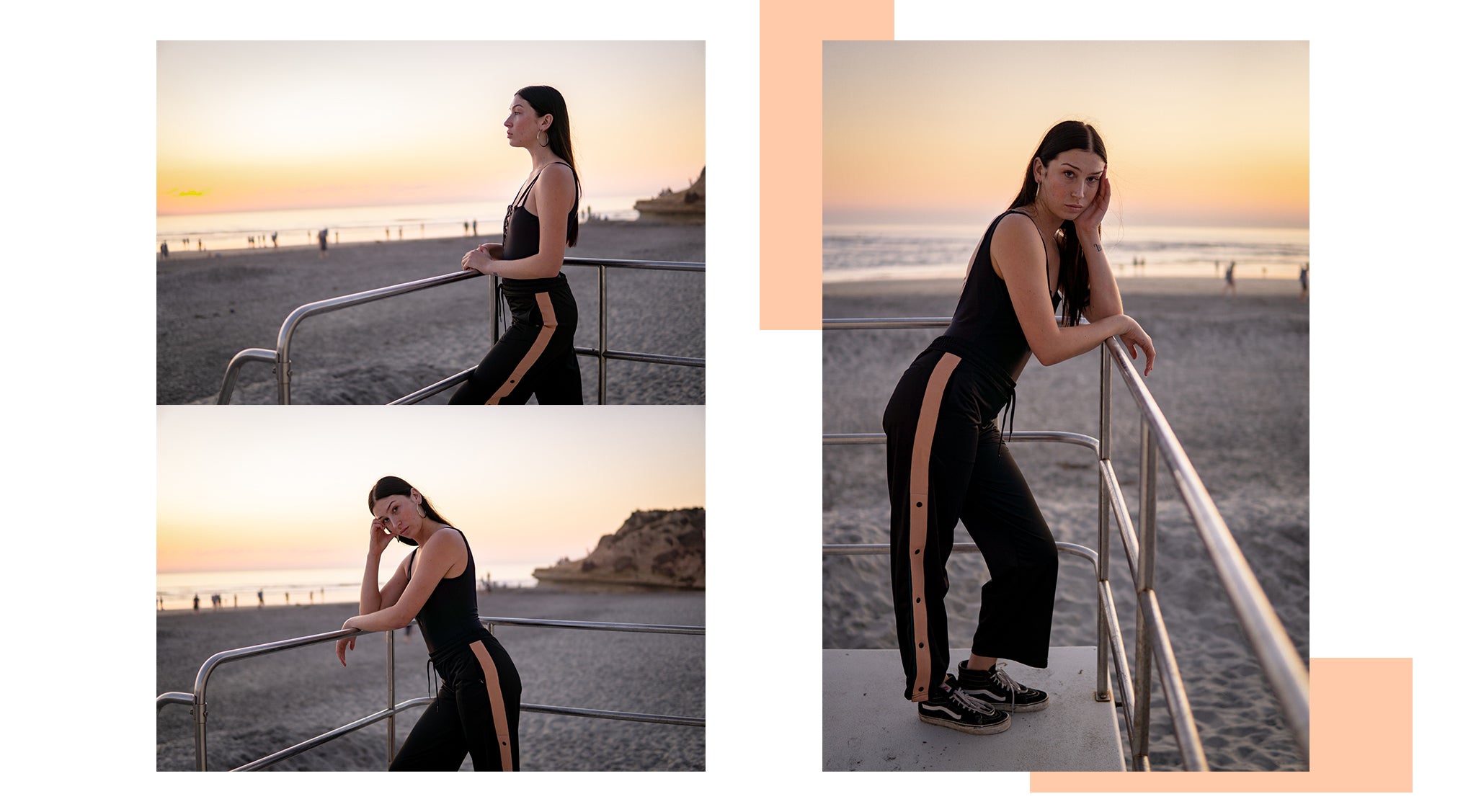 Del Mar Beach Sunset Photoshoot