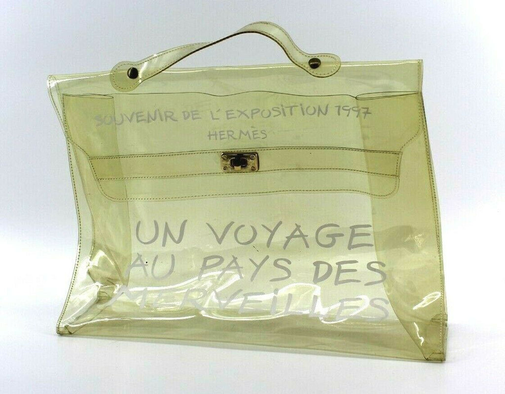hermes transparent bag price