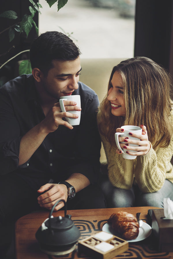 Couple enjoying Coffee