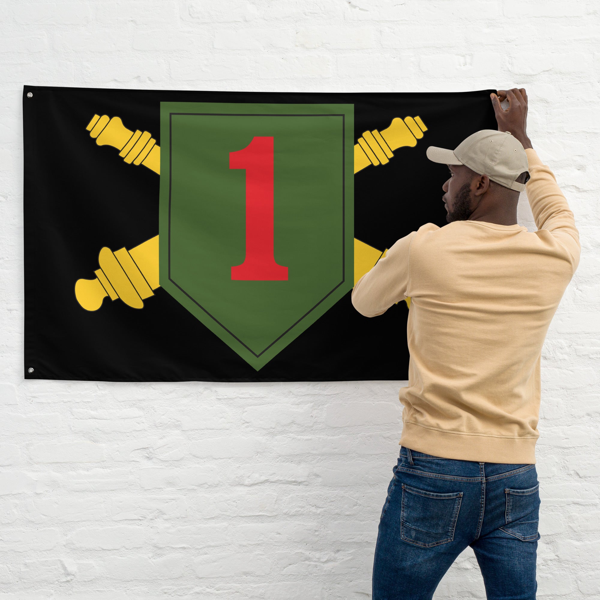 1st Infantry Division Artillery Flag