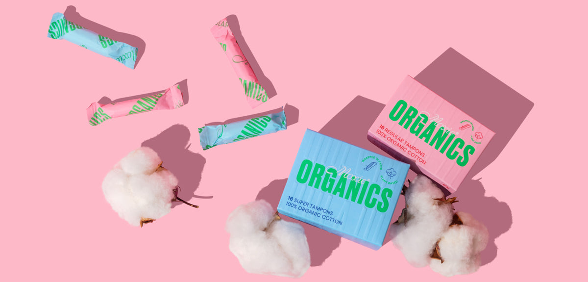 Moxie Organics tampons and cotton buds