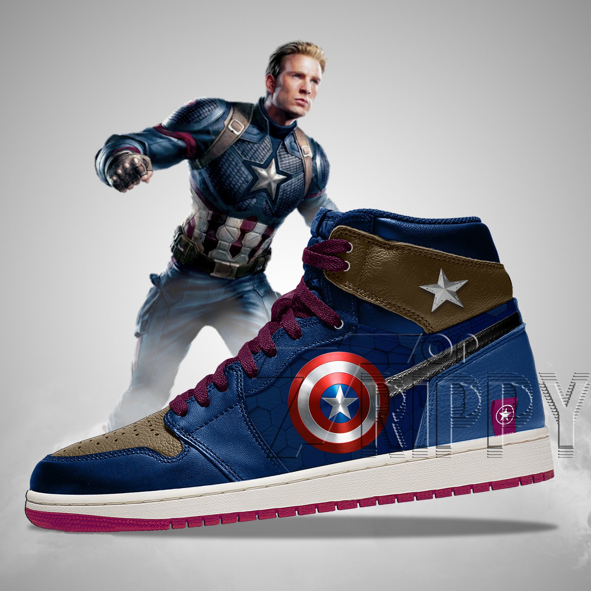 captain america sneakers
