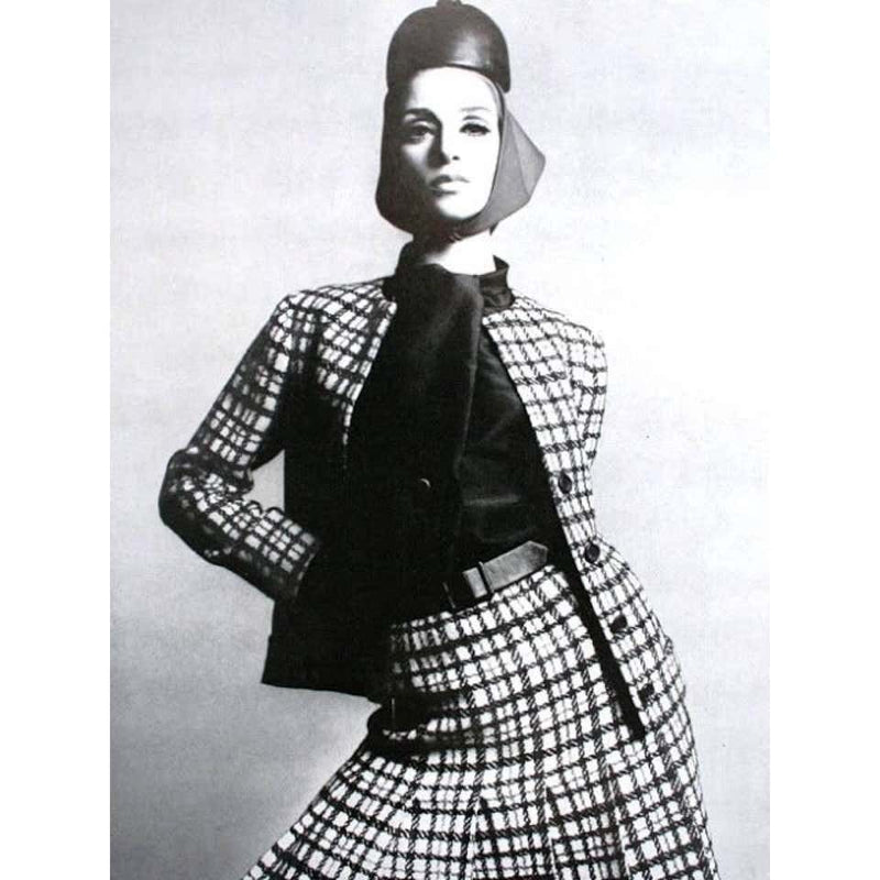 1960s Documented Marc Bohan for Christian Dior Numbered Couture Check ...