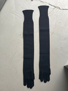 Long cashmere gloves