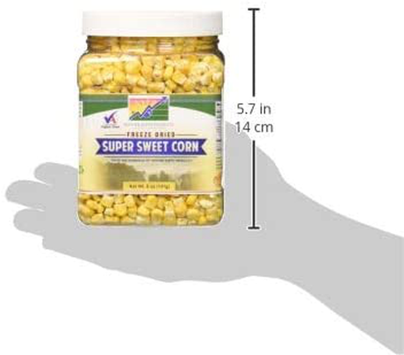 Mother Earth Products Freeze Dried Corn, Super Sweet, 5 Oz, Foods & Grocery