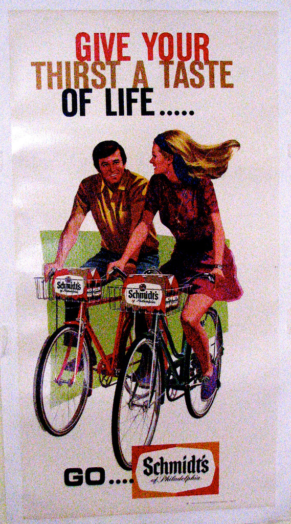 1960's Vintage Schmidt's Beer Antique Advertising Bicycle ...