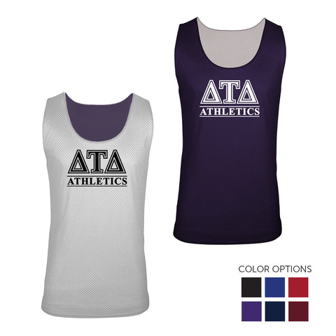 Delt Personalized White Mesh Baseball Jersey L / Delta Tau Delta