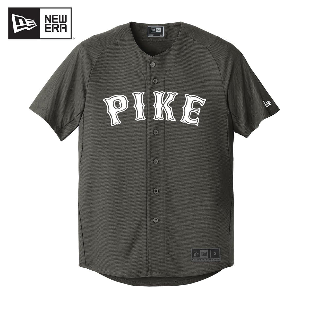 Pike New Era Graphite Baseball Jersey 