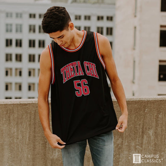 Chi Phi Black Basketball Jersey – Campus Classics