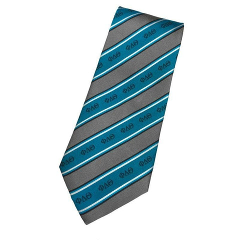 Pike Greek Letter Silk Tie