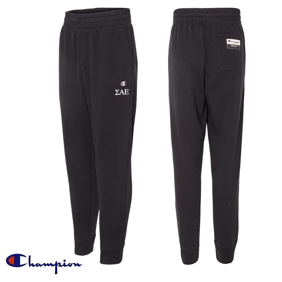 black champion joggers