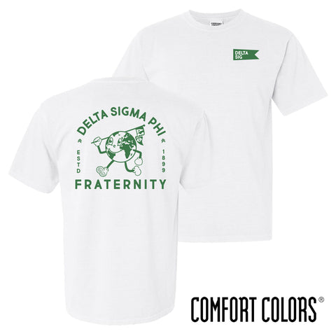 Print Bar AZ Sigma Nu Fraternity Comfort Colors Pocket T-Shirt