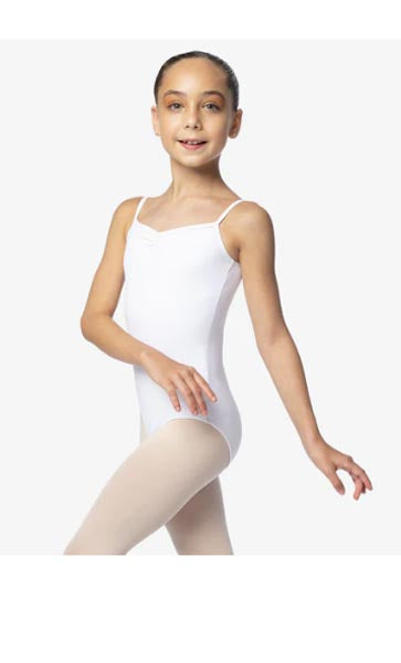 Só Dança SL07 CHILD TANK LEOTARD WITH PINCHED FRONT - Black - DanceLine