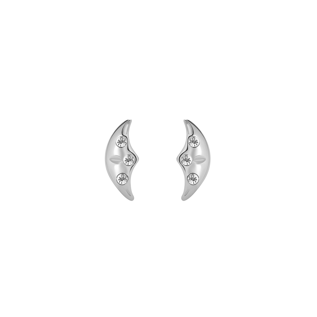 Louis Vuitton, Jewelry, Louis Vuitton Bionic Stud Rings Earrings Metal  Silver