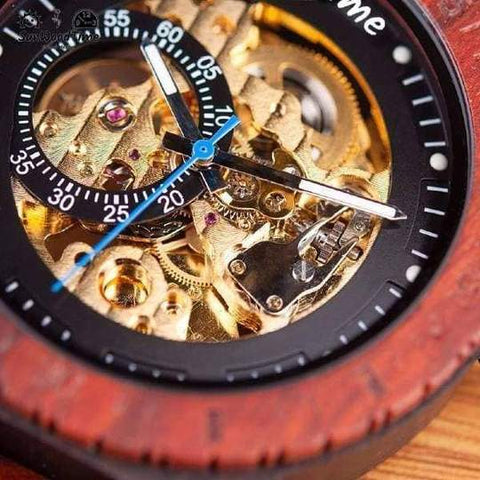 Montre en bois automatique