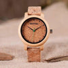 Montre en bambou personnalisable