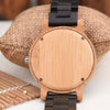 Montre en bambou personnalisable