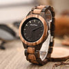 Montres en bois minimalistes couple et unisexe