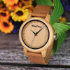 Montre en Bois Femme amazon