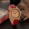 Montre en Bois Femme pas cher