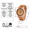 Montre en Bois Homme amazon