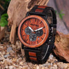 Montres en bois chronographe homme