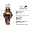 Montres en bois minimalistes couple et unisexe