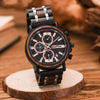 Montres en bois chronographe homme