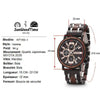 Montres en bois chronographe homme