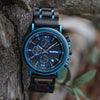 Montres en bois chronographe homme