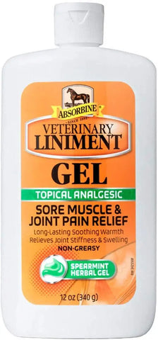 Absorbine Veterinary Liniment Gel for Horses 12 oz.