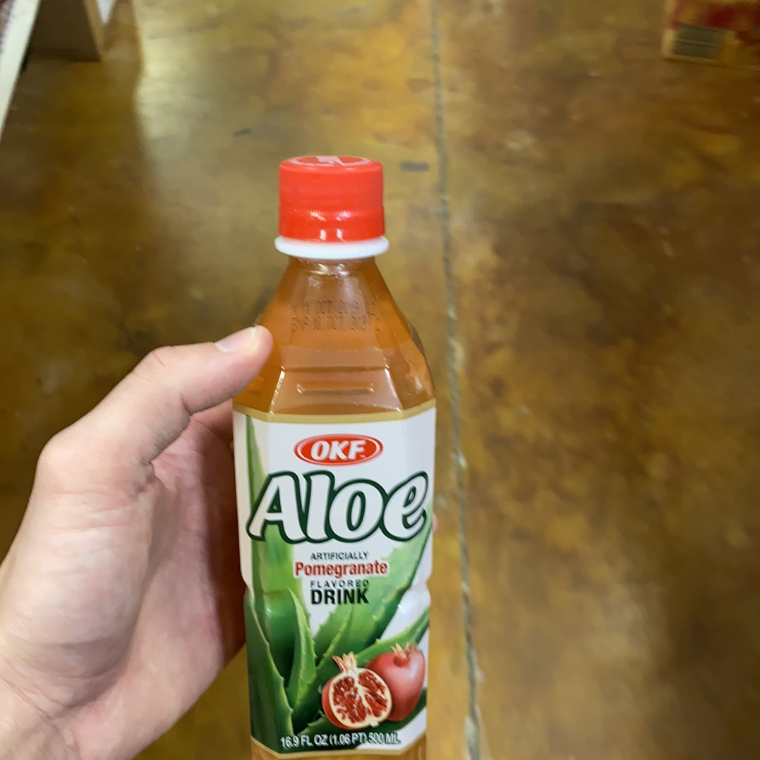 aloe vera drink pomegranate