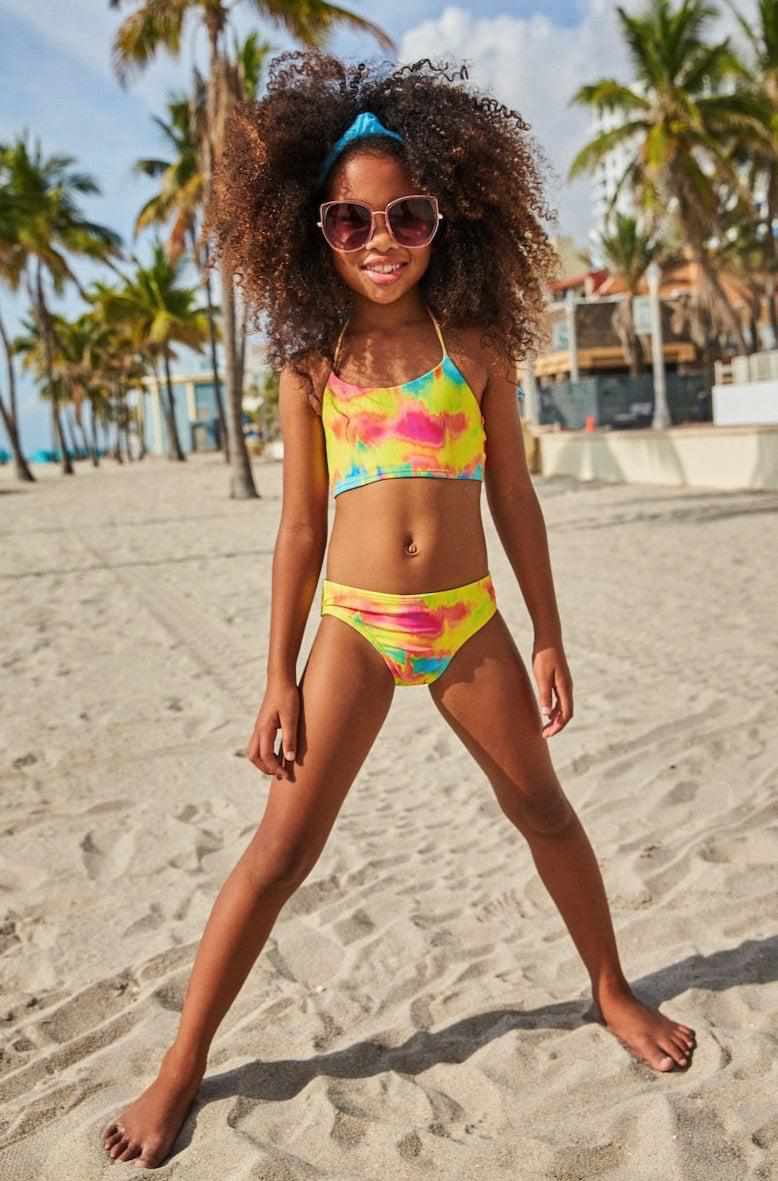  HowJoJo Toddler Girls Two Piece Tankini Swimsuit